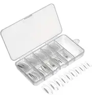 Ipetboom Nail Tool Set Fake Nail Nail Sticker Press on Nails Beauty Nail Tool 100pcs Boxed Half Stick Ballet Piece Fake Nail or Short Length