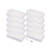 10Pcs HEPA Filters Replacement for V3S V3S Pro V5 V5S V5S Pro Robotic Vacuum Cleaner Filters Replac