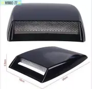 Black Car SUV Decorative Air Flow Intake Scoop Bonnet Vent Cover Hood New