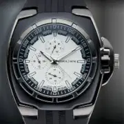 NEW Alexander Dubois 62623305 Rhone Multi-Function Mens Watch w/Day/Date WHITE