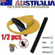 Slide Bucket Lid Mouse Trap with 1/2 Ladders Flip N Slide Bucket Lid Rat Trap