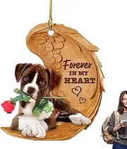 Cute Dog Hanging | 2D Car Pendant Hanging for Car Rearview - Dog Puppy Hanging Rearview Automobiles Styling Interior for Auto Backpack Decoration Hepvet