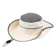 Woman-Man-Fishing-Summer-Sun-Hat Wide Brim Waterproof UV Medium-Large Beige