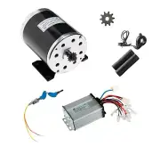 #35 500W 24V electric motor kit w Base Reverse Control+Thmb Throttle+Key Go-Kart