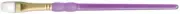Crafter's Choice White Taklon Filbert Brush-Size 8