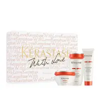 在飛比找PChome24h購物優惠-Kerastase 巴黎卡詩 皇家鳶尾2號賦活禮盒 (髮浴+