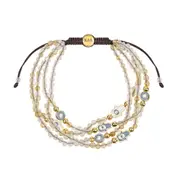 Karma and Luck Joyous Temperament - Citrine Hamsa Evil Eye Charm Bracelet
