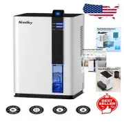 Portable and Lightweight Dehumidifier - Ideal for Home with 98 Ounce Capacity