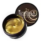 24K Gold and Snail Mucin Hydrogel Patches (30 pairs) for Puffy Eyes, Dark Cir...