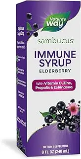 Nature's Way Sambucus Elderberry Immune Syrup, 8 Ounce