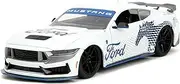 Jada Big Time Muscle 1:24 2024 Ford Mustang GT Dark Horse Die-Cast Car, Toys for Kids and Adults(White)