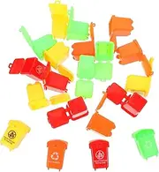 Kisangel Interactive Simulation Garbage for Boys and Girls Mini Recycling Bin Classification Signs Safe Learning Toy for Preschoolers