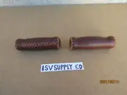 NEW BICYCLE FOAM WITH BROWN VINYL GRIPS FOR LOWRIDER, CRUISER, BMX, MTB,CHOPPER