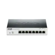 D Link 8 Port Gigabit Smart Managed Poe Switch With 8 Poe Ports