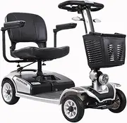 Mobility Scooter for Adult, Compact Electric Scooter with Quick-Release Assembly for Supermarket Aisles Public Walkways and Shops