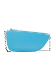 mini Shield leather shoulder bag One size Green