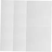 MOTHNUR 50 Sheets Nail Art Palette Paper Mixed Palette for Nail Polish Practice Paper Waterproof White -off