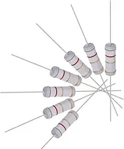 uxcell® 20 Pcs Metal Oxide Film Resistor, 5% Tolerance, Axial Lead, 3W, Flame Proof, 8.2 Ohm Resistance for DIY Electronic Projects and Experiments