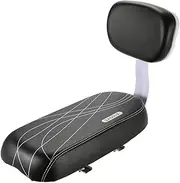 Bicycle Back Seat Cycling Bike Bicycle MTB PU Leather Soft Cushion Rear Rack Seat Children Seat with Back Rest