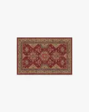 60' x 90' | Machine Washable Runner Rug | Kid & Pet Friendly | Indoor Rug | Cambria Ruby Rug | Ruggable