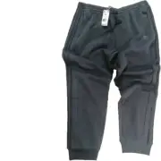 Adidas Pants Adult 2XLarge Black Essentials Men Fleece Tapered Cuff MSRP $50