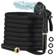 2025 Upgraded 50 FT Non-Expanding Garden Hose, Wear Resistant, Light Weight,