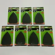 7 PACKS OF 4 Sheets Mouse Sander HOOK & LOOP Sandpaper 3.5" x 5" inches 7702 Lot