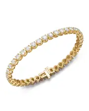 Certified Diamond Tennis Bracelet in 14K Yellow Gold, 3.50 ct. t. w.