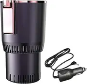 Car Water Heater - 2 in 1 Coffee Heater, Car Water Cooler | Non-Slip Drink Holder, Portable Electric Kettle for Car, Cup Holder, Car Desk, Travel