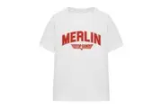 Top Gun Unisex Adult Merlin Varsity T-Shirt (White) - UTTV16918