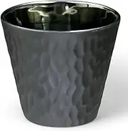 J-Kitchens Cup, Lock Cup, Light Changing Black Mat, 10.1 fl oz (300 ml), Dishwasher Safe, Microwave Safe, Made in Japan