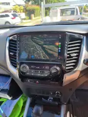 For Mitsubishi Triton MQ MR Head Unit Wireless Apple CarPlay Android Auto Navi