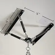 Heavy Punching Bag Hanger for Heavy Bags up to 140 LBS, Noise and Energy Dampening Design, Drywall or Open Floor Joist Mount at 12'' or 16''