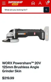 NEW ! WORX Powershare 20v Brushless 3 Piece Bundle Tool kit + Battery Charger