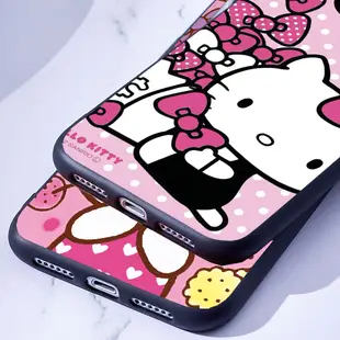 SAMSUNG 三星 Galaxy A6 A8 Plus A7 A9 2018 矽膠手機殼適用於 Hello Kitty