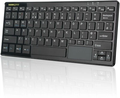 Hannspree Universal Bluetooth Keyboard & Touchpad for Laptops phones and tablets