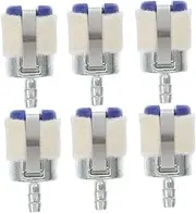 HIAKDOFT 6pcs High Performance Filter for Small Engines Chainsaws and Gasoline Cars Enhanced Filtration with Magnet for Improved Engine Efficiency and Easy Replacement