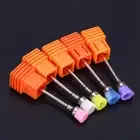 5pcs Nail Polish Grind Drill Clean Brush Head for Electric Nail Dust Remover