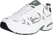 [Karl Kani] Prime Runner Trainers Shoes, White, 44 EU