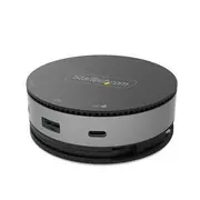 StarTech USB C Multiport Adapter, 10Gbps Mini Dock 4K 60Hz HDMI/DisplayPort/VGA - DKT31CHDVCM