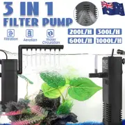 200L-1000L Filter Submersible Fish Tank Aquarium Submersible Power Filter AU