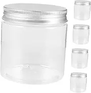 250ml Mini Aluminum Jar Lids Small Storage Containers Wide Mouth for Spices Oils Sauces