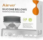Silicone Bellow Compatible for Breville Barista Express, Single Dose Hopper for Breville Espresso Machine,Gray