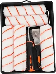HYTROVE 1 Set Durable Wall Paint Roller Brush Kit Assorted Color Painting Tools for Corners Walls and Ceilings for Home and DIY Projects