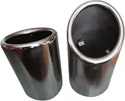 Exhaust Headers Exhaust Muffler Stainless Steel Compatible for Audi A4 B8 A4L Q5 Easy Installation Replacement 2 Pcs
