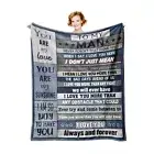 Gifts for Husband Boyfriend Blanket 60’’x50’’, Boyfriend Husband Birthday Gif...