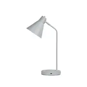 Toga White Desk Lamp with USB and Wireless Charging