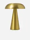 Iska Mushroom Table Lamp Portable Cordless LED Desk Light Rechargeable Retro