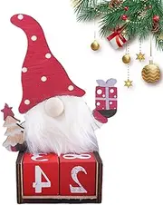 bellv Christmas Countdown Calendar Wooden | Centrepieces for Tables - GNOME Design Christmas Days to Christmas Countdown Calendar, Christmas Centerpieces for Dining Table, Tiered Tray
