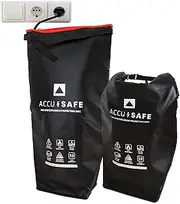 SELBST-SICHER Accu Safe XL Fireproof Battery Bag for Ebikes & Co Charging, Transport & Storage High-Quality Fire Protection Bag for Valuables 600 x 330 x 195 mm